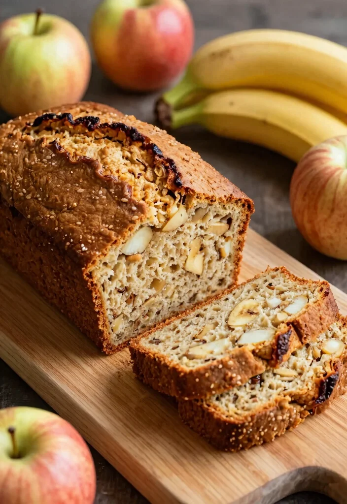 18 Apple Dessert Recipes Easy Sweet Crowd Pleasers - 4. Apple Banana Bread 1