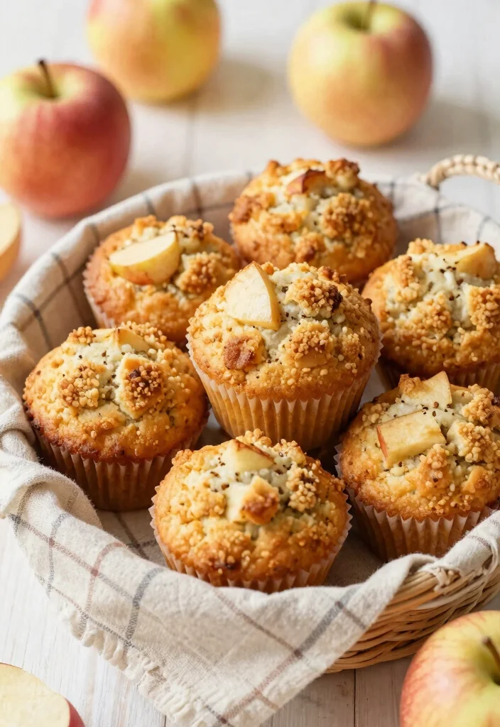 18 Apple Dessert Recipes Easy Sweet Crowd Pleasers - 6. Spiced Apple Muffins 1