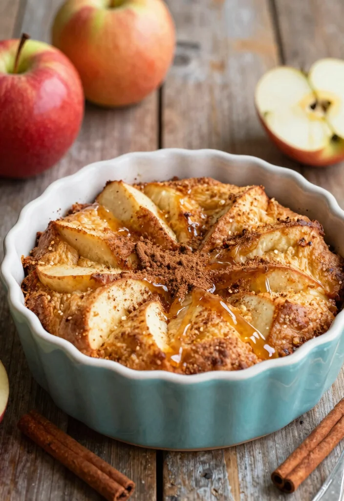 18 Brunch Recipes for a Crowd: Easy Make Ahead Ideas - 15. Apple Cinnamon Breakfast Bake 1