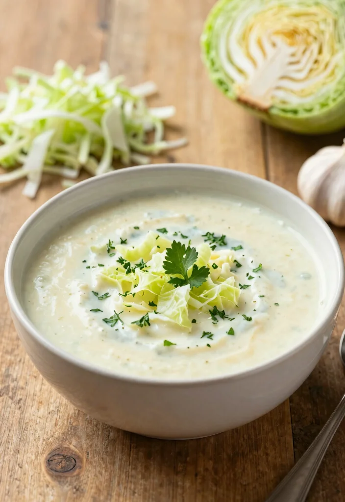 18 Creamy Vegetable Soup Recipes Hearty Healthy Comfort - 13. Creamy Cabbage Soup 1