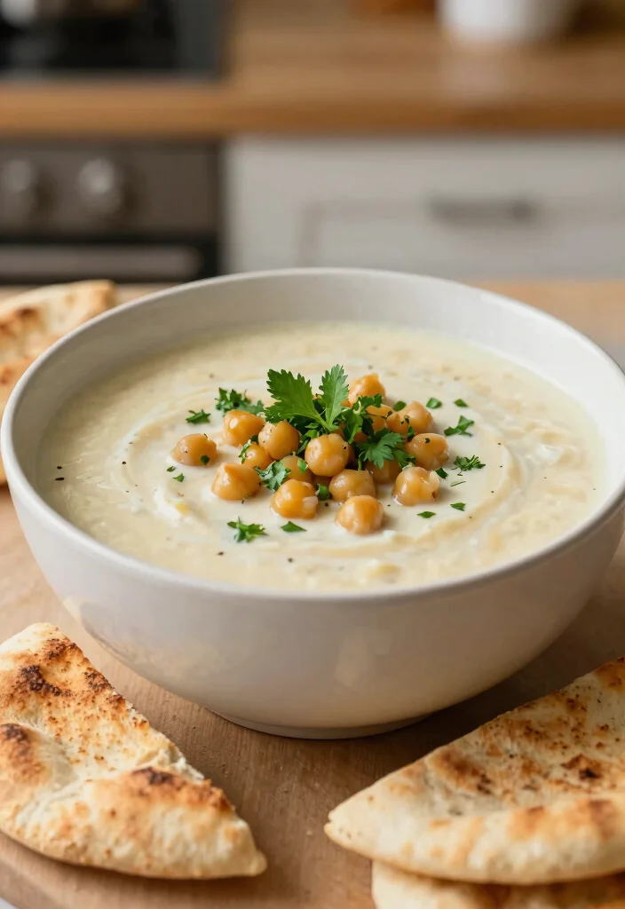 18 Creamy Vegetable Soup Recipes Hearty Healthy Comfort - 15. Creamy Chickpea Soup 1