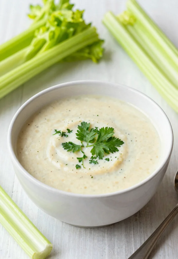 18 Creamy Vegetable Soup Recipes Hearty Healthy Comfort - 16. Creamy Celery Soup 1