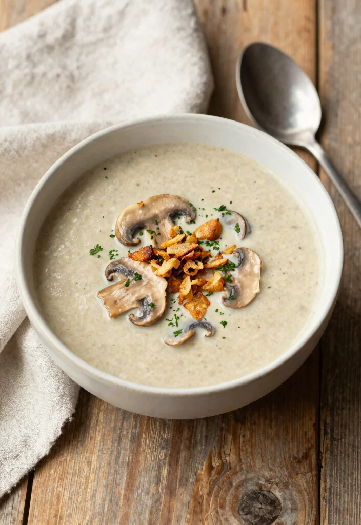 18 Creamy Vegetable Soup Recipes Hearty Healthy Comfort - 9. Creamy Mushroom Soup 1