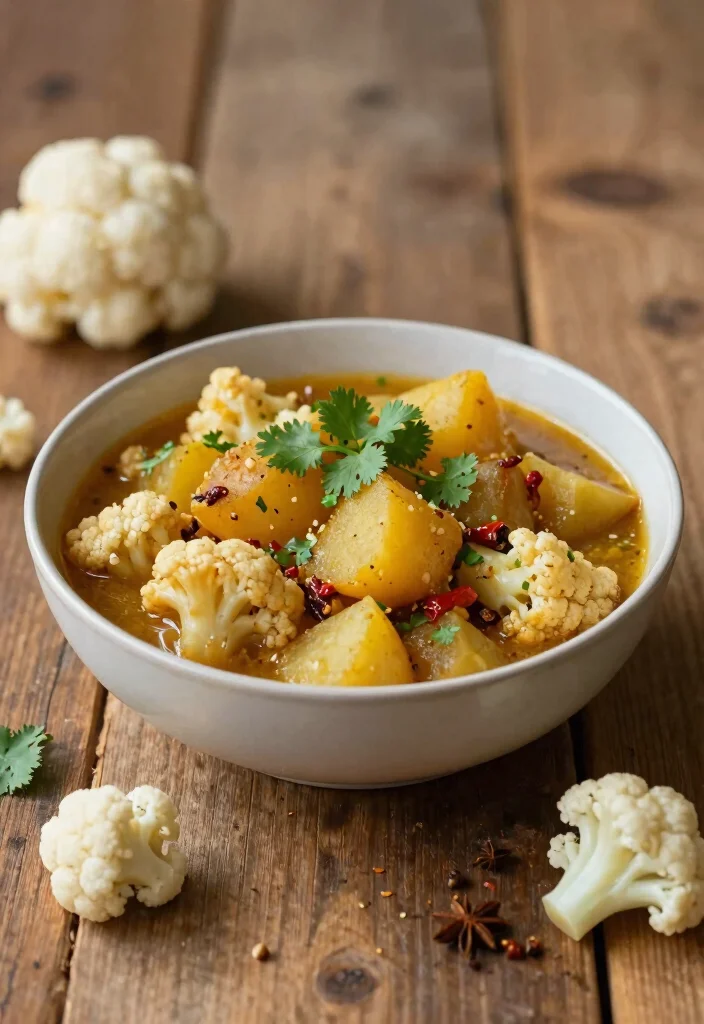 18 Fall Slow Cooker Recipes: Cozy Set-and-Forget Meals - 13. Curried Cauliflower and Potato Stew 1