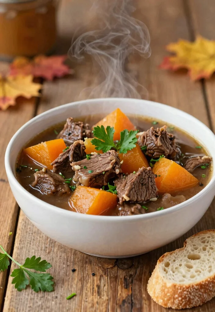 18 Fall Slow Cooker Recipes: Cozy Set-and-Forget Meals - 3. Savory Beef Stew with Root Vegetables 1