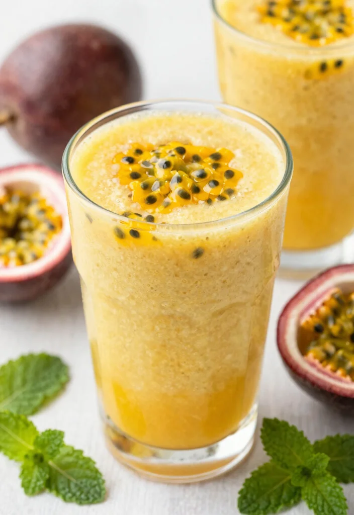 18 Fruit Smoothie Recipes Healthy Fresh and Energizing - 10. Passion Fruit Smoothie 1