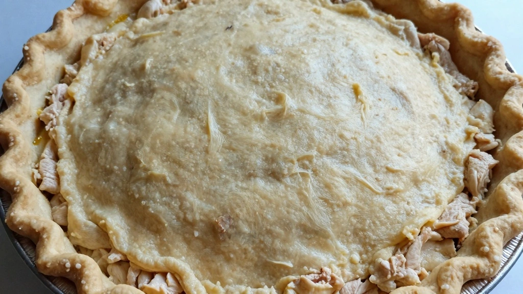 Chicken Pot Pie With Pie Crust Like a Classic Dinner - Step 7: Fill the Pie 1