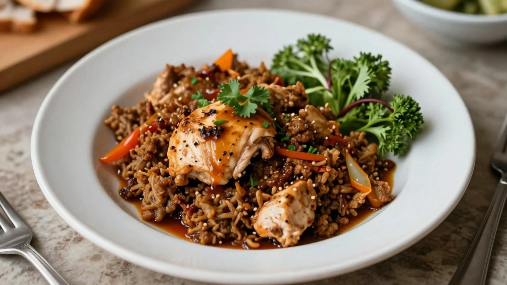 Ground Chicken Crockpot Meal for Hands Off Cooking