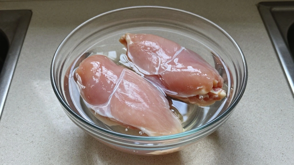 Juicy Chicken Breast Cooked Just Right - Step 2: Brine the Chicken 1