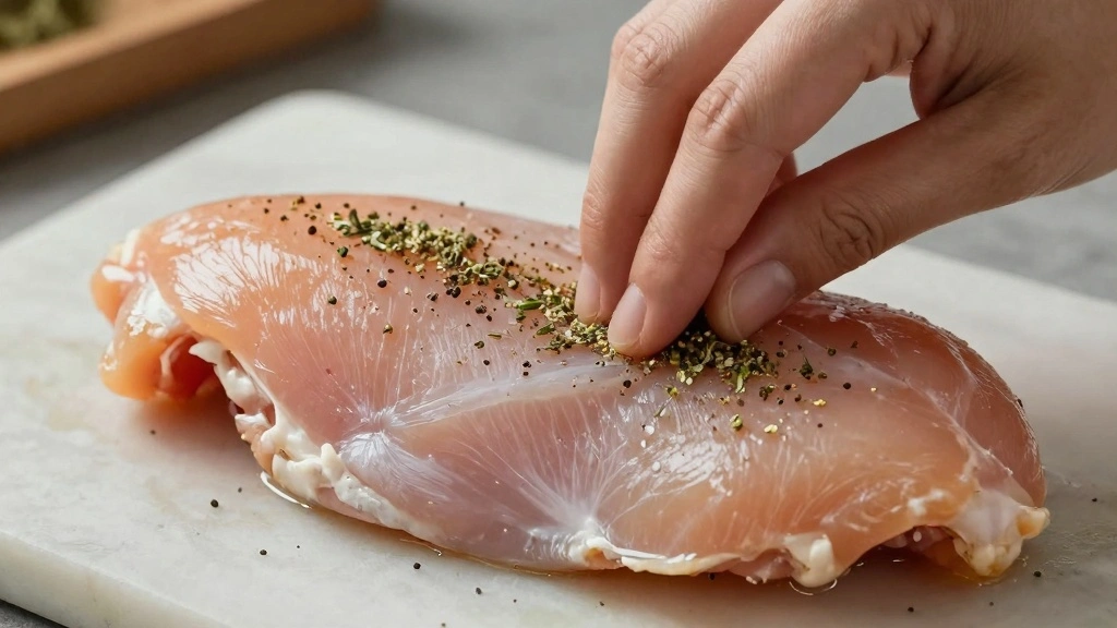 Juicy Chicken Breast Cooked Just Right - Step 4: Season the Chicken 1