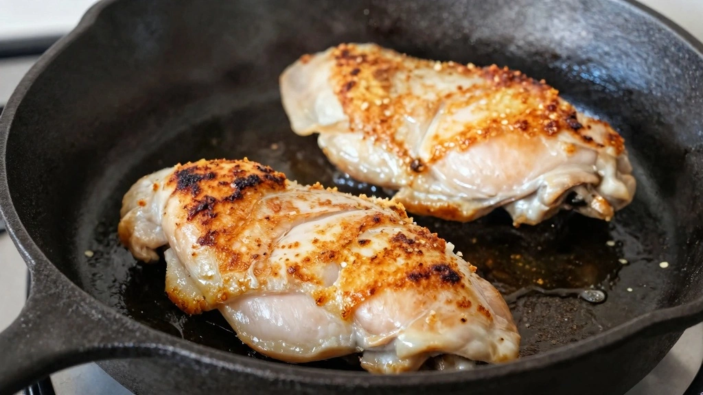 Juicy Chicken Breast Cooked Just Right - Step 6: Sear the Chicken 1