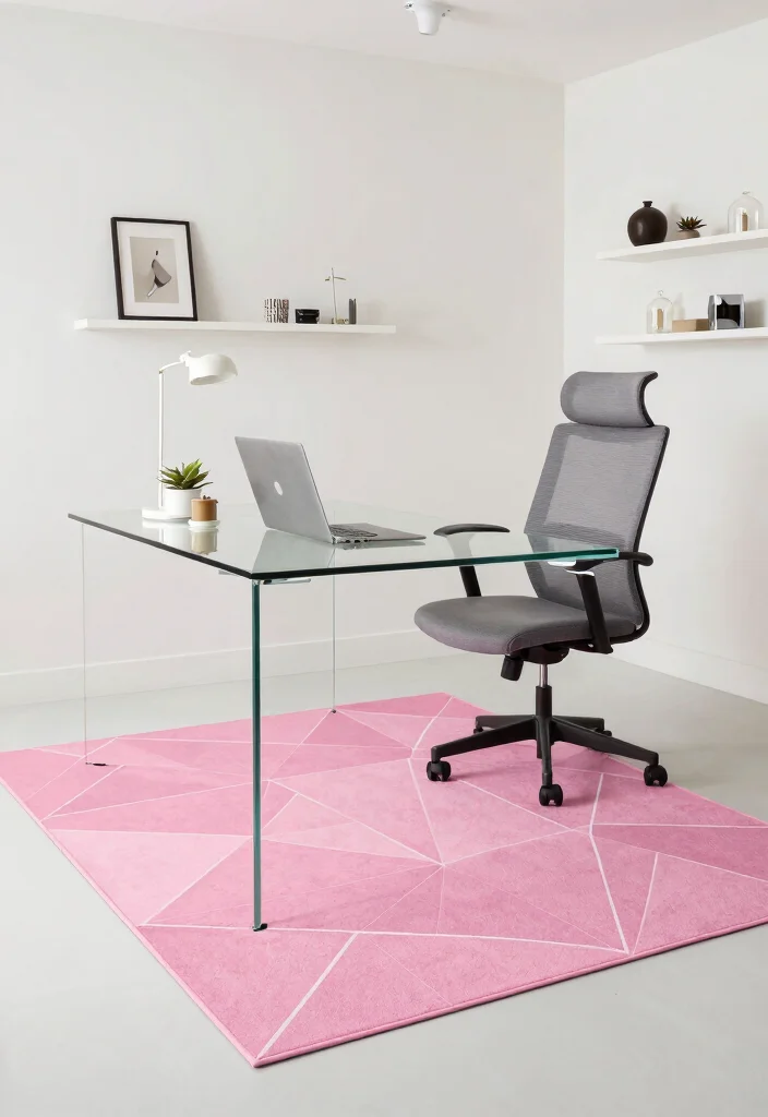 15 Pink Rug Decals Bloxburg Ideas With Cute Aesthetic - 2. Geometric Delight 1