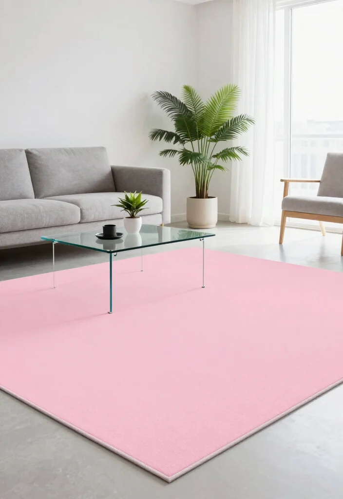 15 Pink Rug Decals Bloxburg Ideas With Cute Aesthetic - 7. Minimalist Solid Shades 1