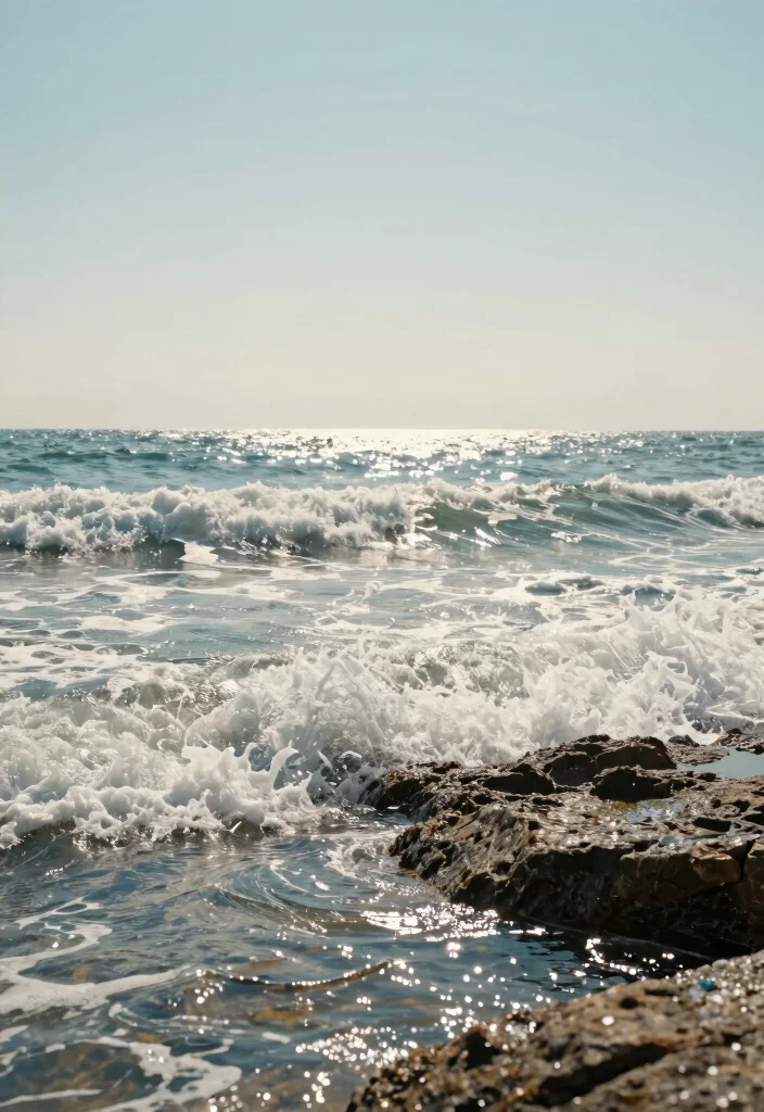 15 Wave to Earth Poster Ideas for an Aesthetic Room - 1. Ocean Wave Close-Up 1