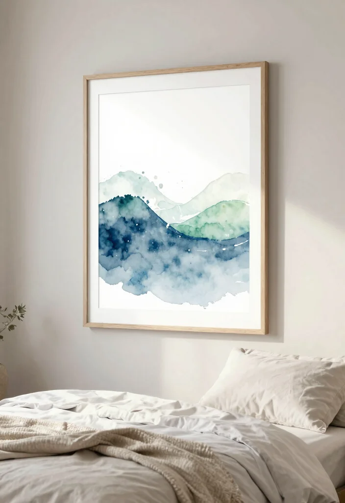 15 Wave to Earth Poster Ideas for an Aesthetic Room - 5. Watercolor Waves 1