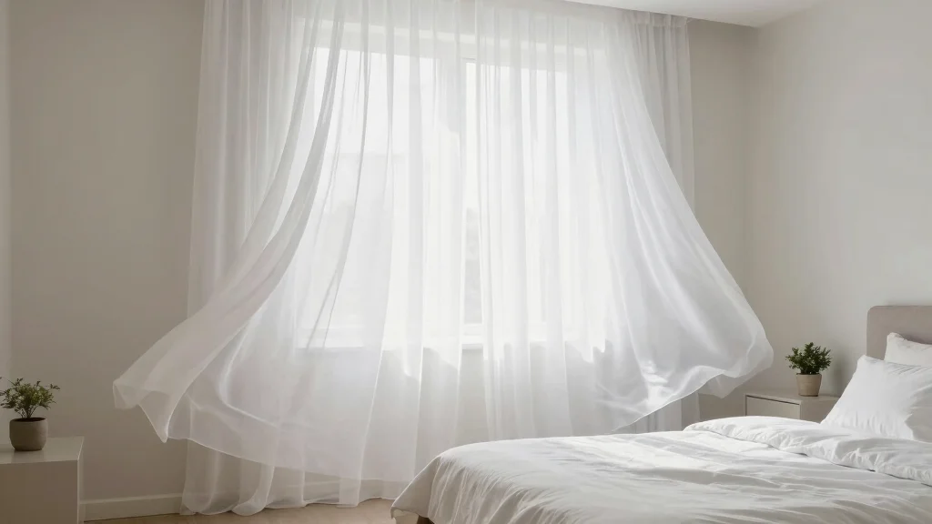 15 White Bedroom Curtains Ideas With Clean Fresh Look