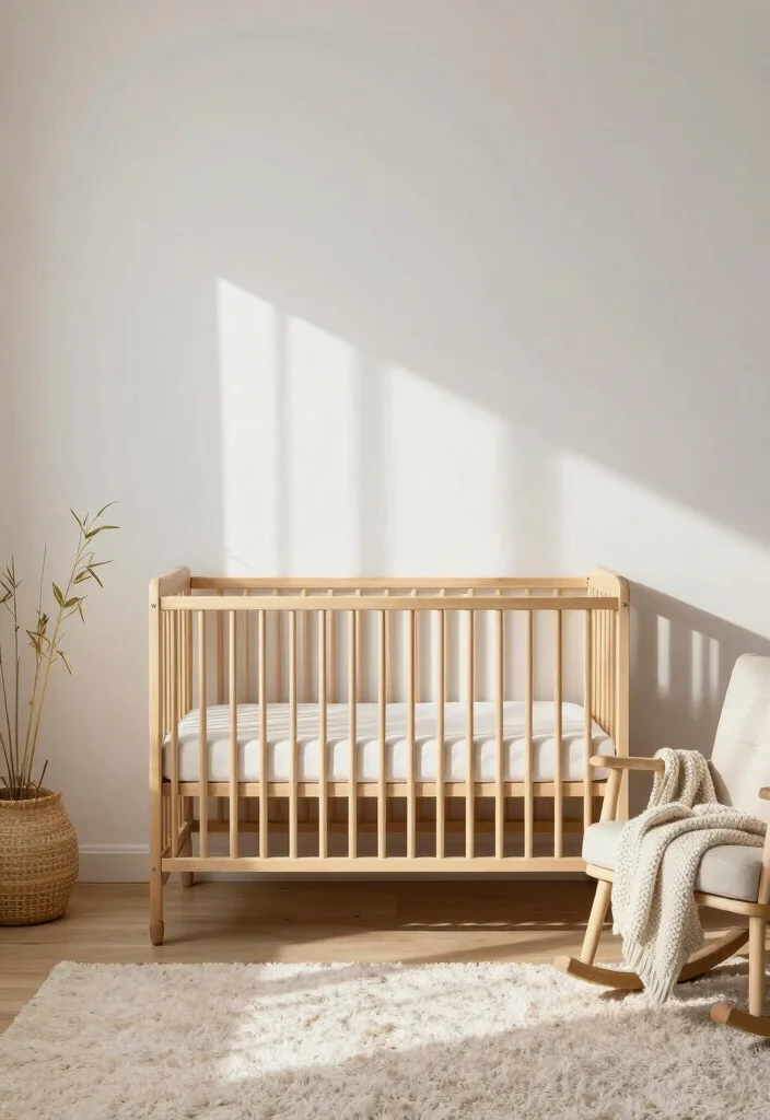 16 Baby Room Curtains Ideas That Feel Soft & Dreamy - 12. Simple Bamboo Shades 1