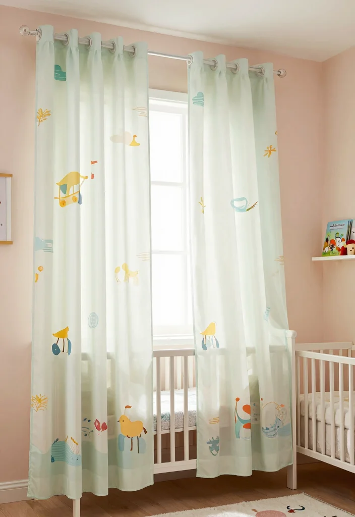 16 Baby Room Curtains Ideas That Feel Soft & Dreamy - 15. Customizable Options 1