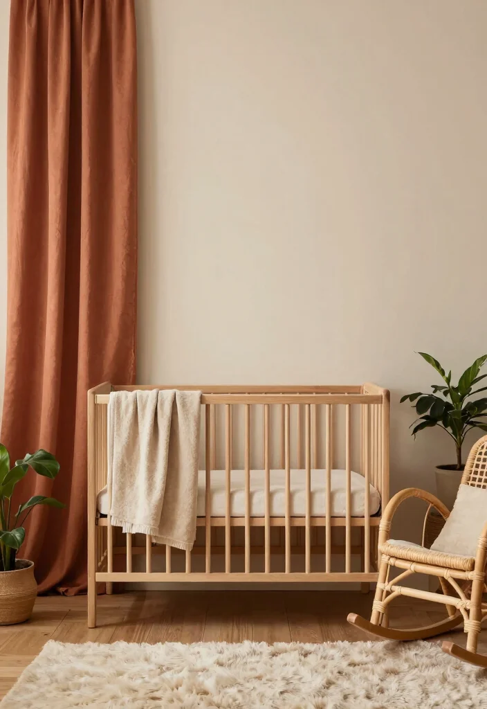 16 Baby Room Curtains Ideas That Feel Soft & Dreamy - 7. Earthy Tones 1