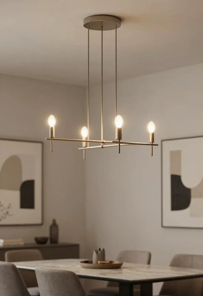 16 Candle Style Chandelier Ideas With Classic Glow - 10. Contemporary Twist 1