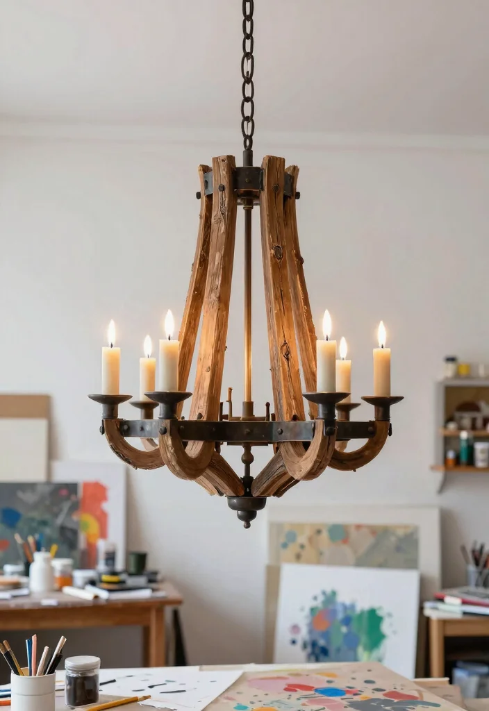 16 Candle Style Chandelier Ideas With Classic Glow - 15. Artisanal Handmade Options 1