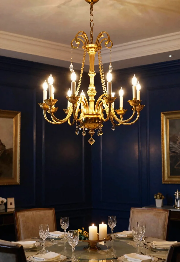 16 Candle Style Chandelier Ideas With Classic Glow - 4. Luxurious Gold Finish 1