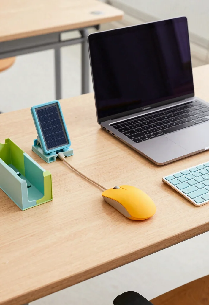 16 Classroom Desk Setup Ideas That Boost Focus & Style - 9. Tech-Savvy Setup 1