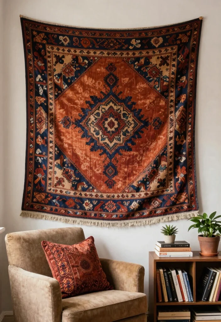 16 Organic Modern Wall Decor Ideas With Earthy Elegance - 15. Earthy Tapestries 1