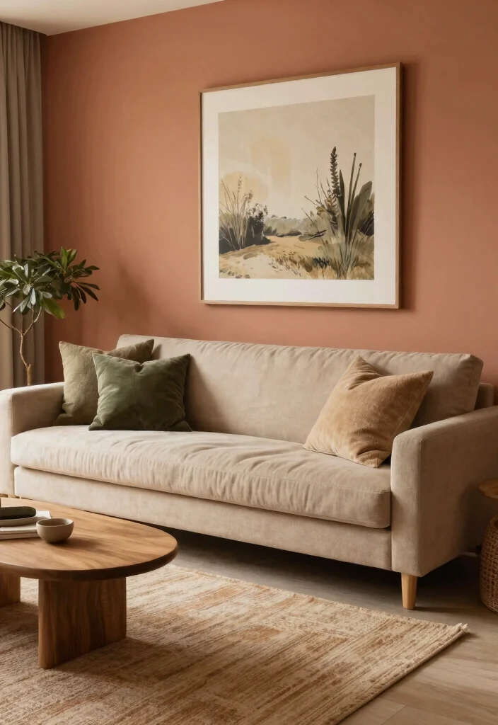 16 Organic Modern Wall Decor Ideas With Earthy Elegance - 8. Earthy Color Palettes 1