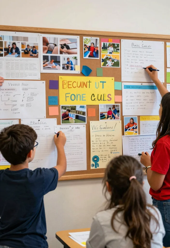 17 Classroom Wall Art Ideas That Inspire Students Daily - 12. A Collaborative Vision Board 1