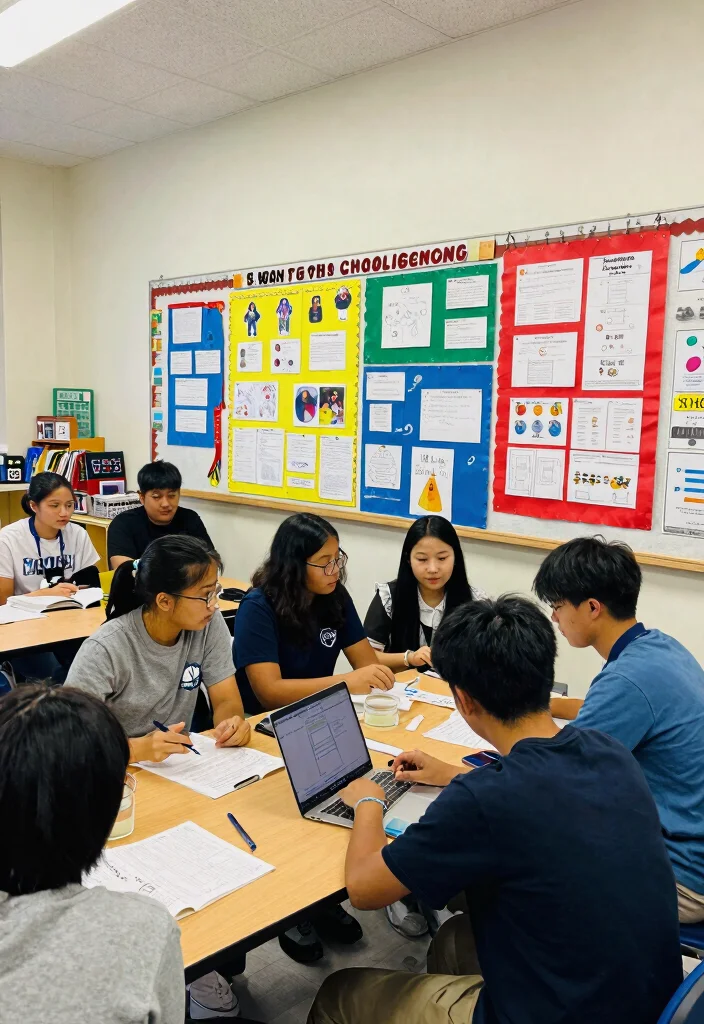 17 Classroom Wall Art Ideas That Inspire Students Daily - 13. STEM Challenges Display 1