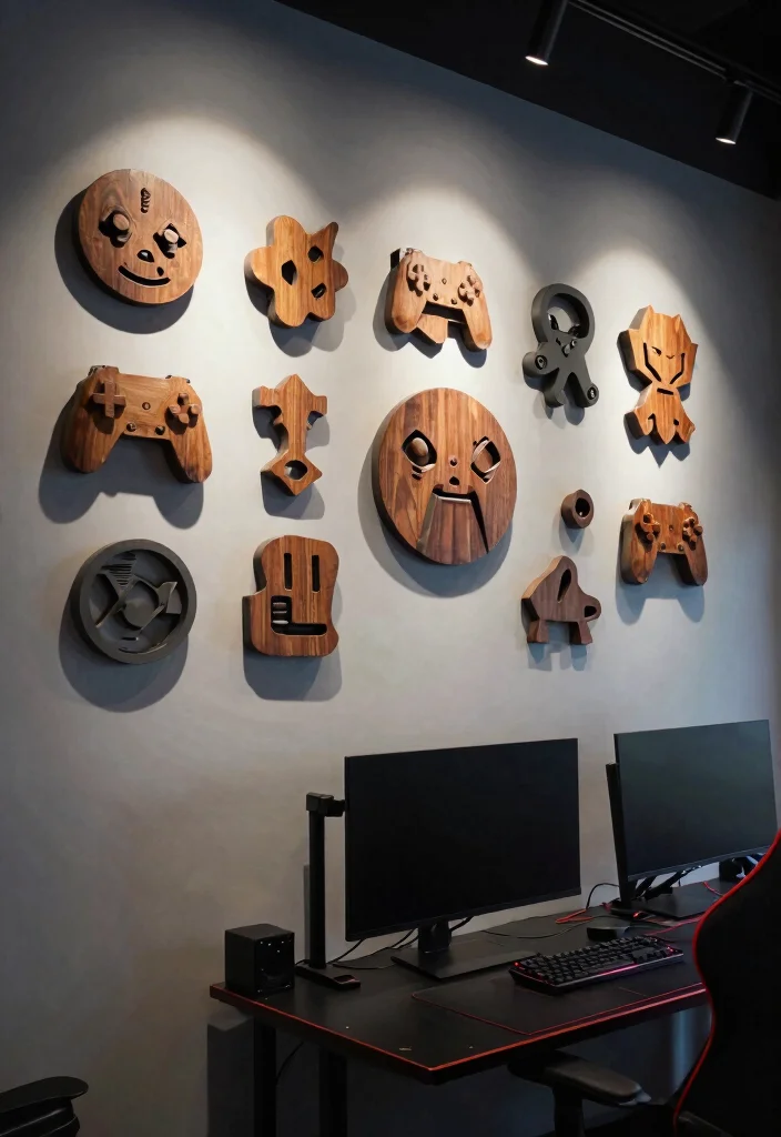 17 Gamer Wall Art Ideas With Epic Setup Vibes - 6. 3D Wall Art 1