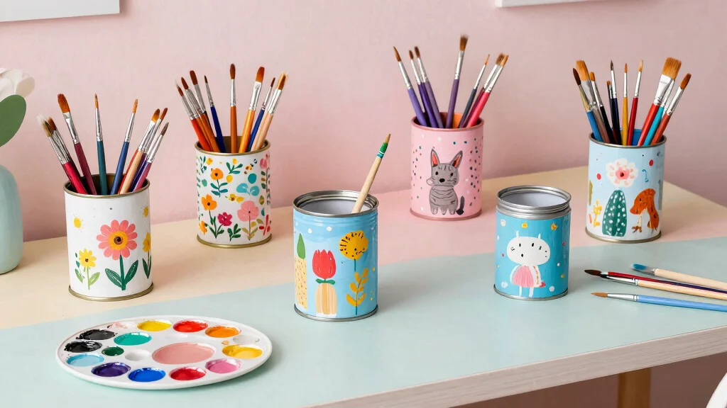 17 Pen Stand Painting Ideas With Cute DIY Designs