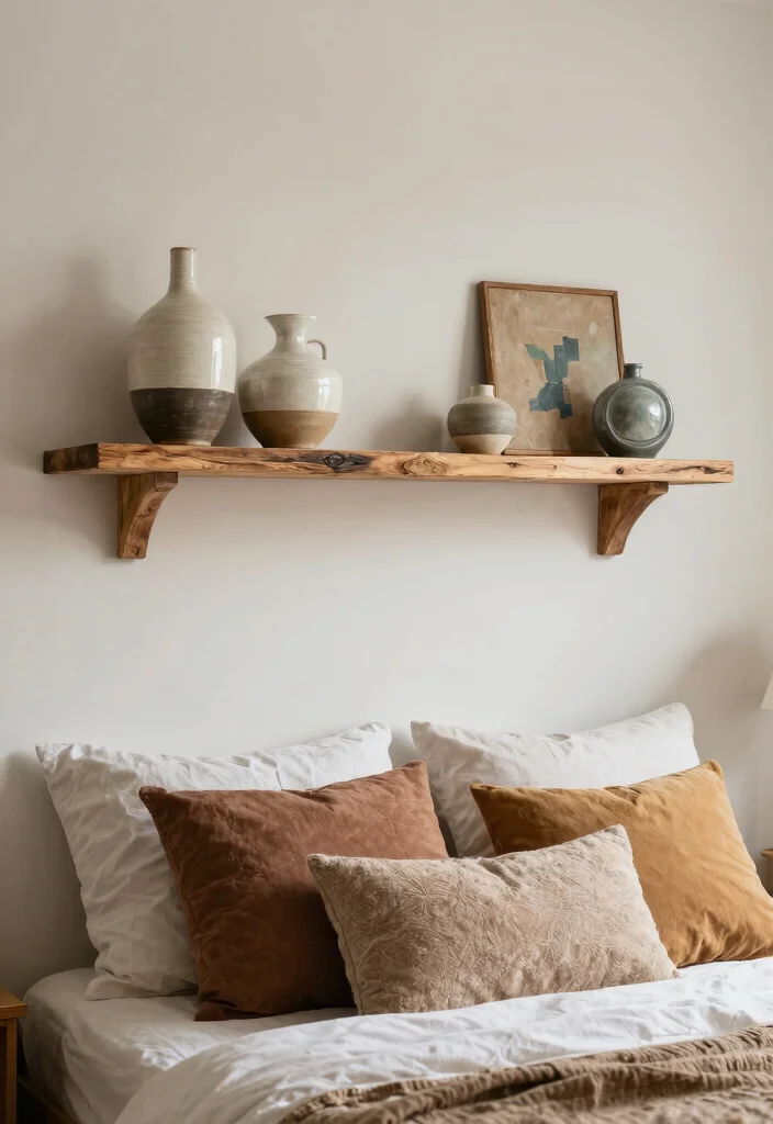 18 Bedroom Shelf Decor Above Bed Ideas That Look Styled - 18. Custom Creations 1