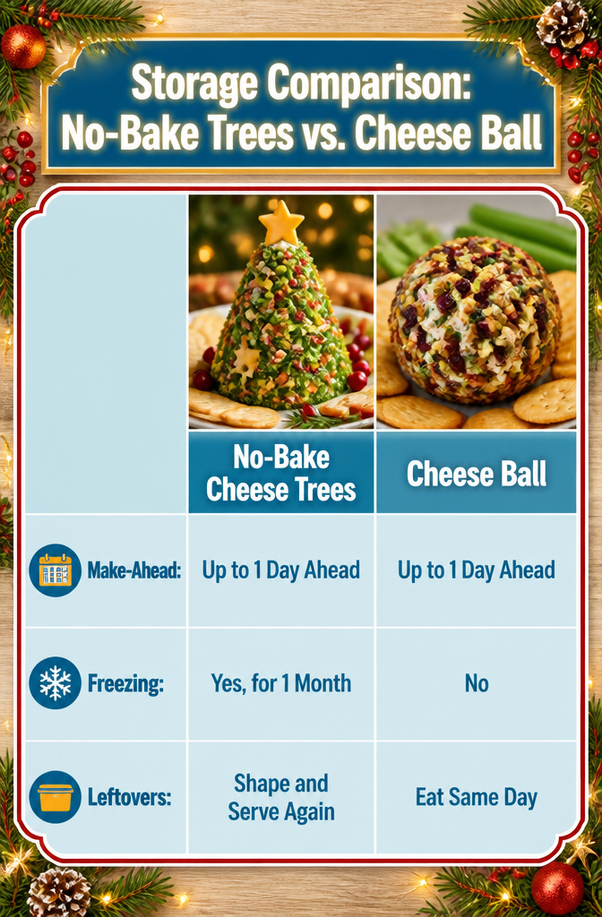 Christmas Tree Cheese: Six Ways to Build, Shape, and Serve 11 Storage options for cheese trees before serving.