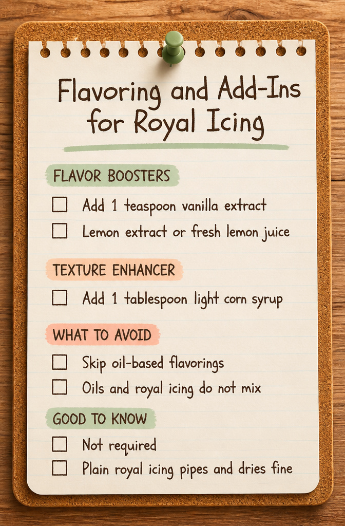 Royal Icing Recipe for Cookie Decorating 9 Bottles of flavoring extracts and corn syrup for royal icing.
